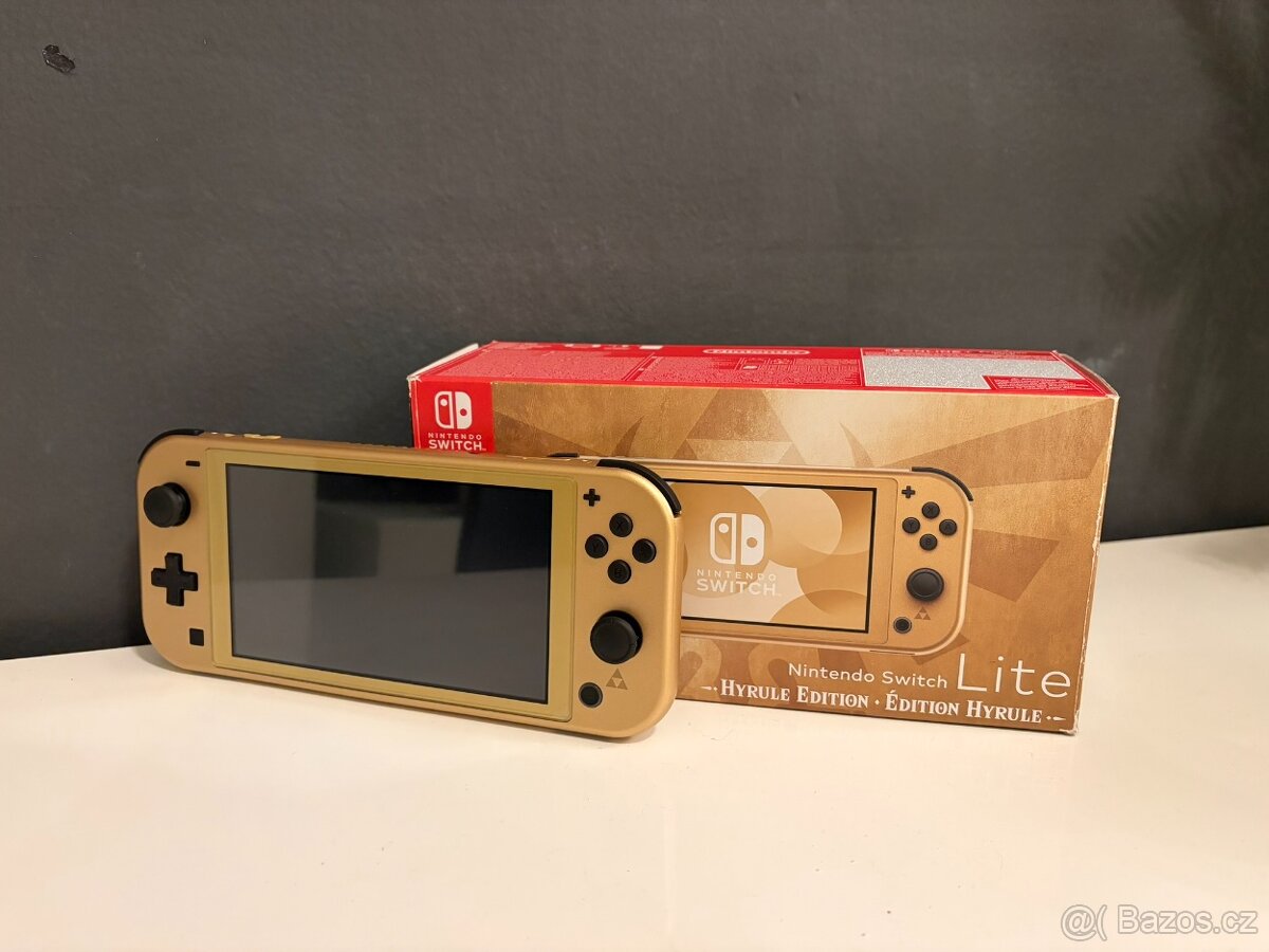 Nintendo Switch Lite Hyrule Edition v záruce