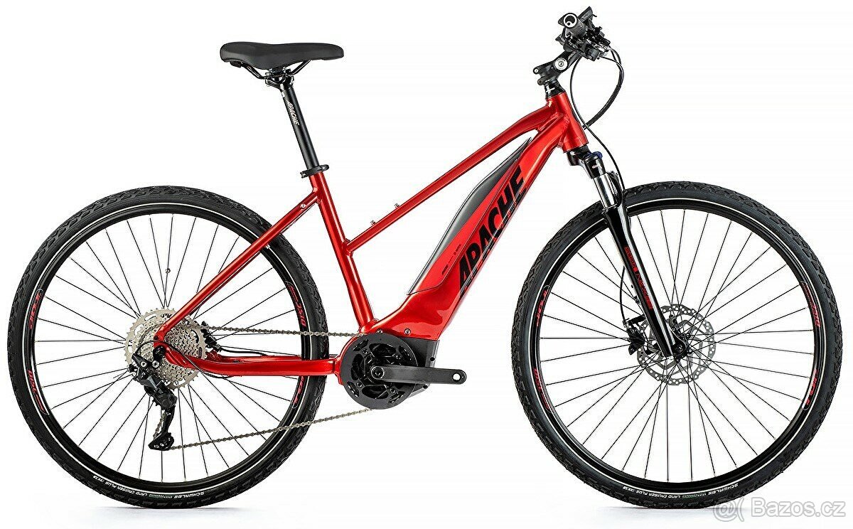 Elektrokolo APACHE Matta 1 Bosch Cross (M) červená a modroze