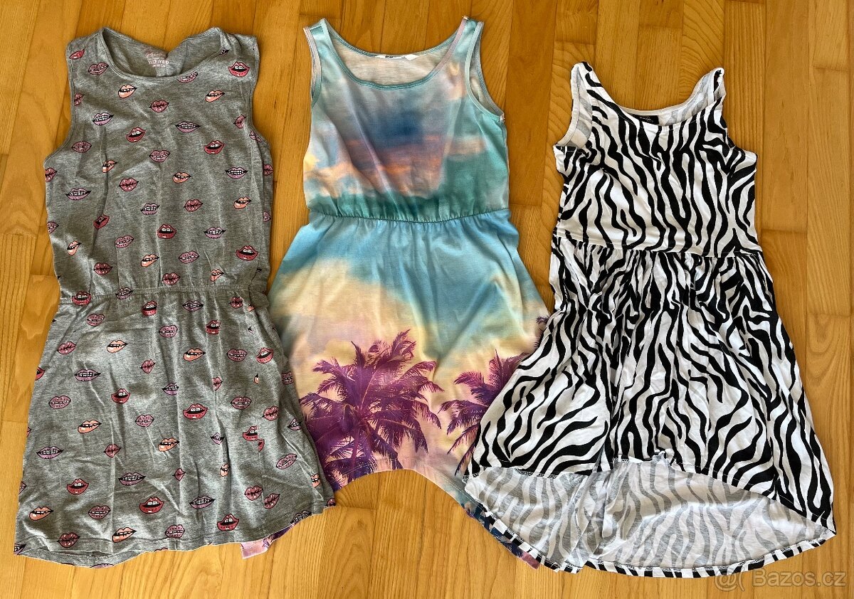 Šaty na léto, vel. 146/152