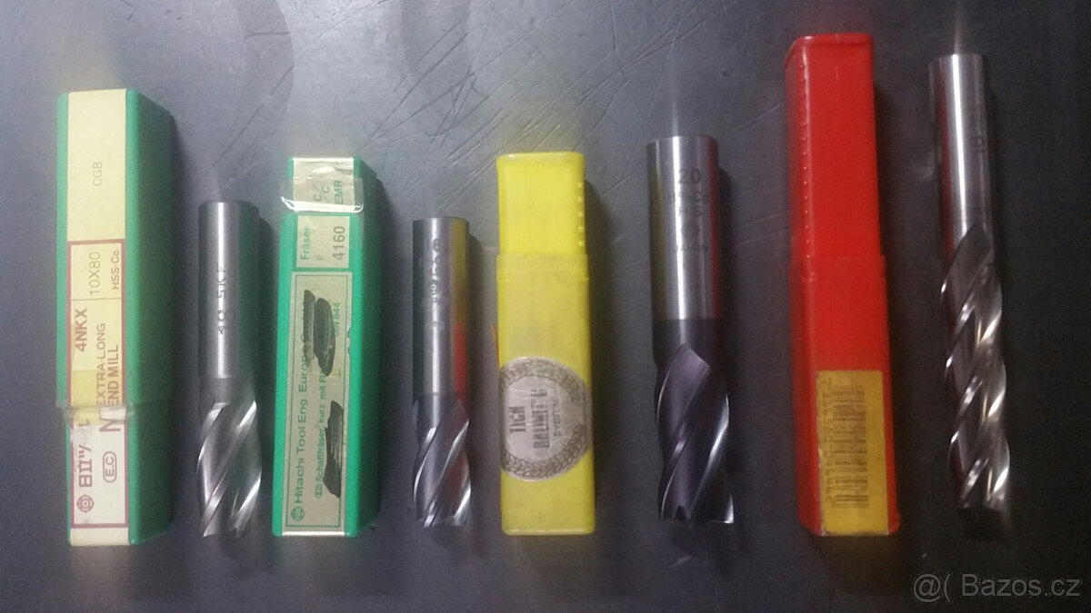 Sada nových zahraničních HSS fréz