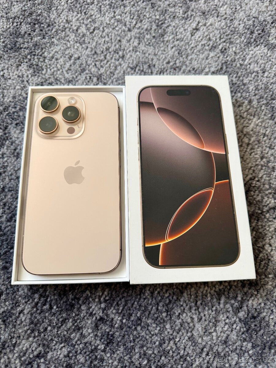 iPhone 16 PRO 512GB - 91% kodnice Desert Titanium