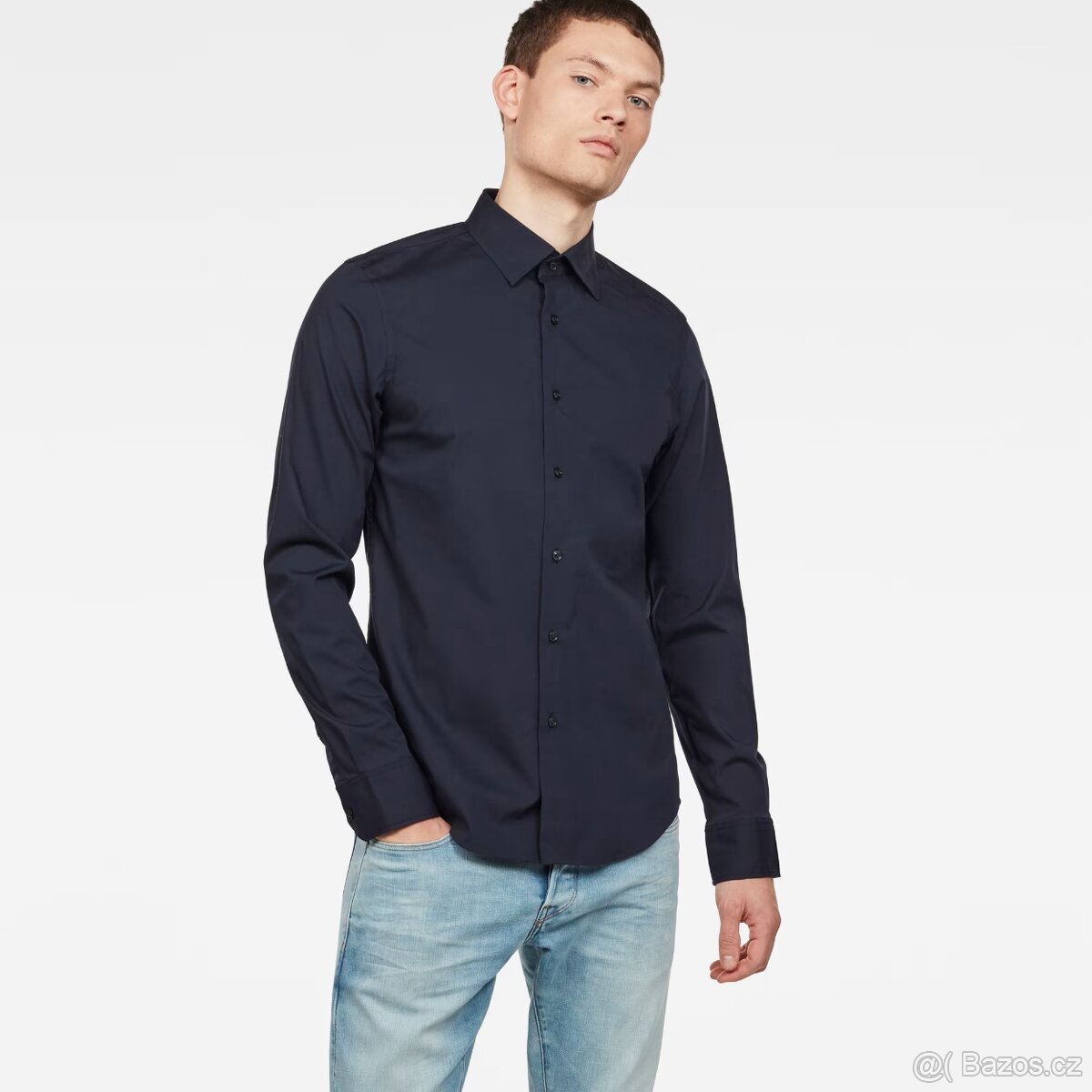 Elegantní košile G-STAR CORE SUPER SLIM SHIRT, vel. M