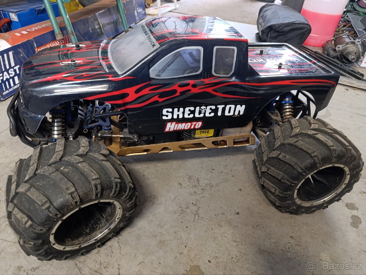 Prodám benzínové autíčko na dálkové ovládání Warrior mxt-5