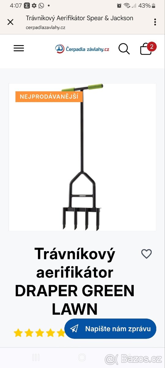 Aerifikační vidle