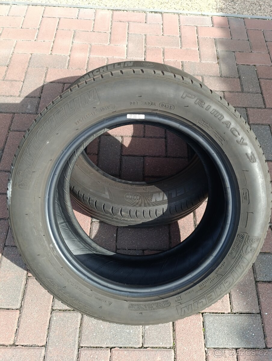 Letní pneu zn. Michelin Primacy 3, 225/55R17