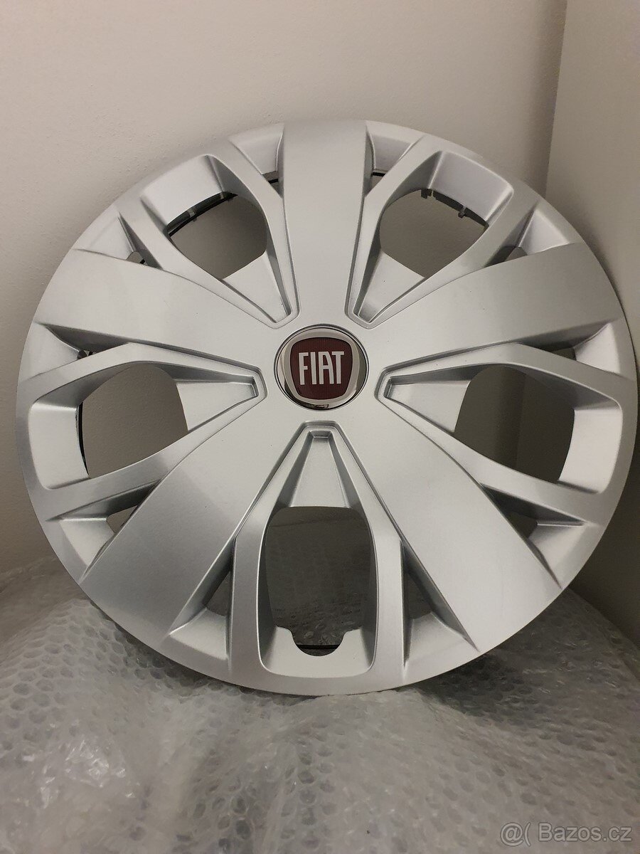 16" poklice, kryty, kola, FIAT, 4 kusy, sada, nové