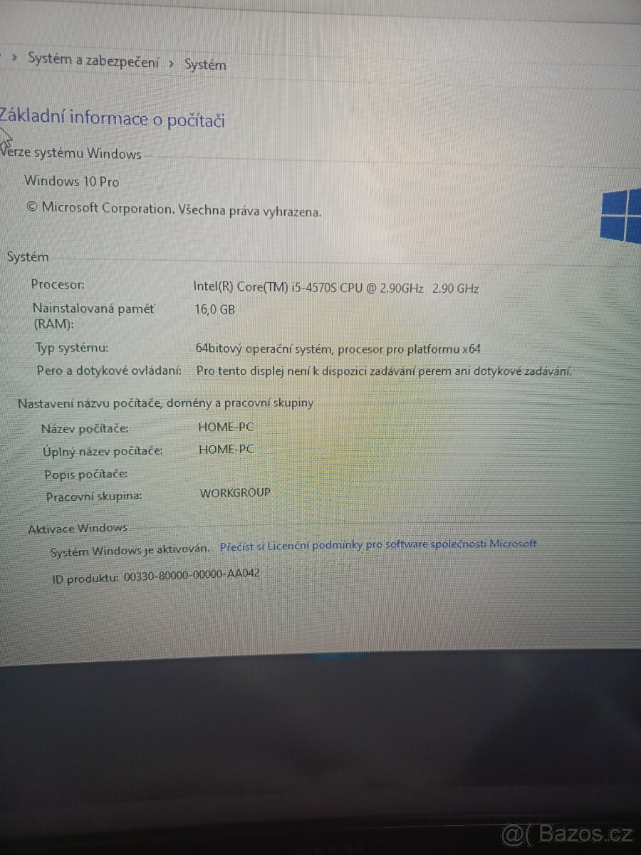 Průměrný herní počítač, pro domácí kancelář. spolehlivé, ne