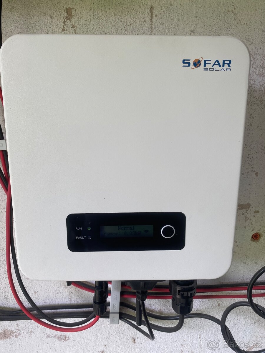 FVE střídač SOFAR 3300 TL-G3