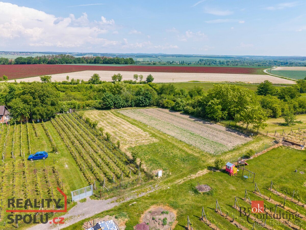 Prodej, pozemky/bydlení, 785 m2, Hoření Vinice, Kly, Mělník