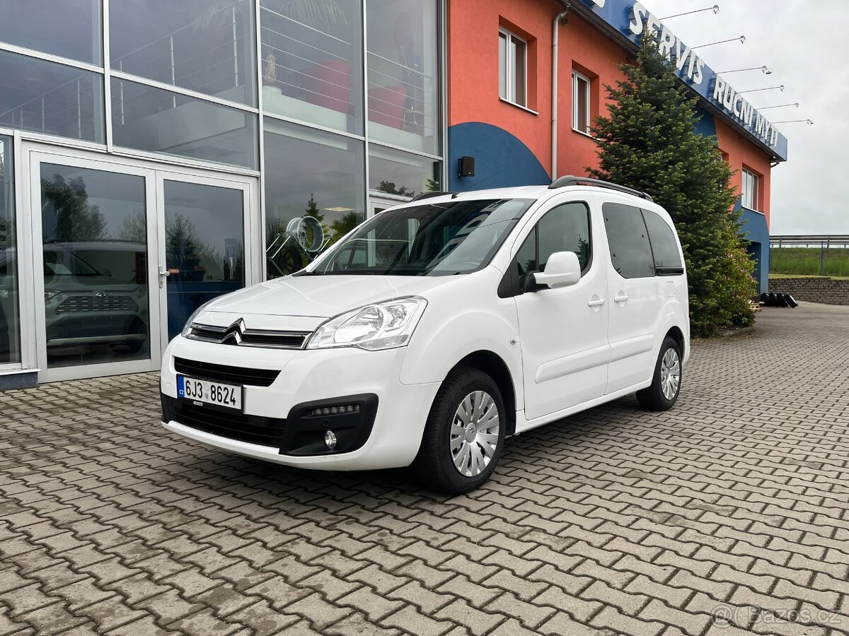 Citroën Berlingo, 1,6HDI, 73kW, 1.maj, CZ,2xKola, odp.DPH