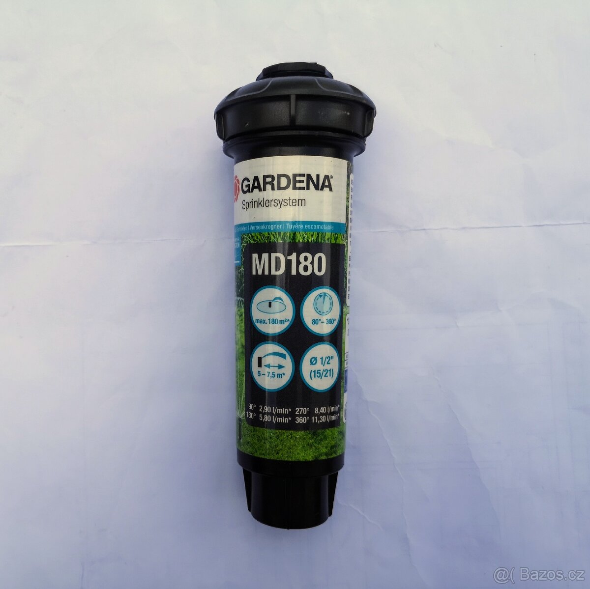 Výsuvný zadešťovač Gardena MD180 8233-20