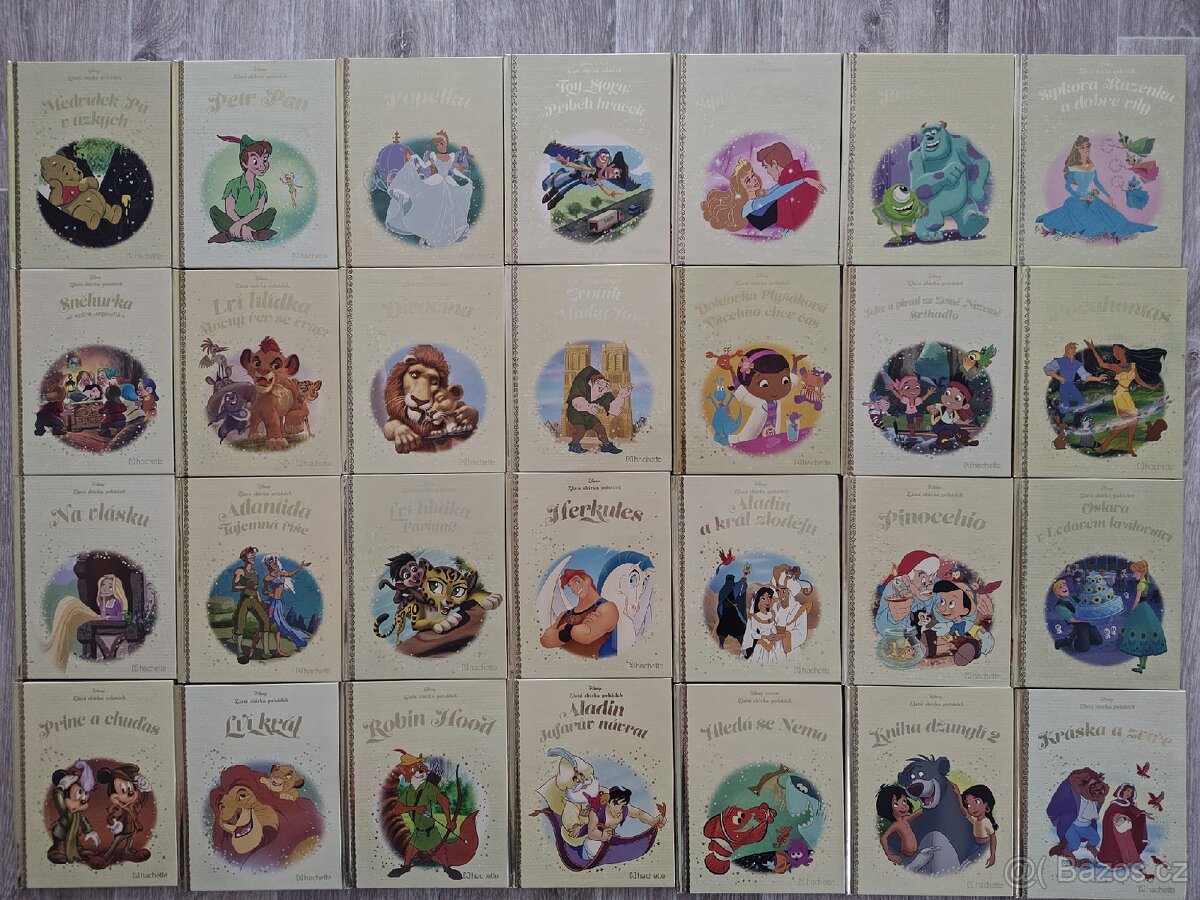 24 knih Zlatá sbírka pohádek Walt Disney