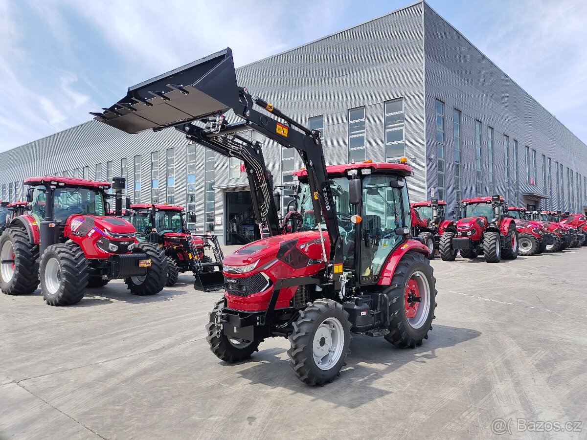 Traktor HANWO HWE 604 C, STAGE V, pohodlná kabina