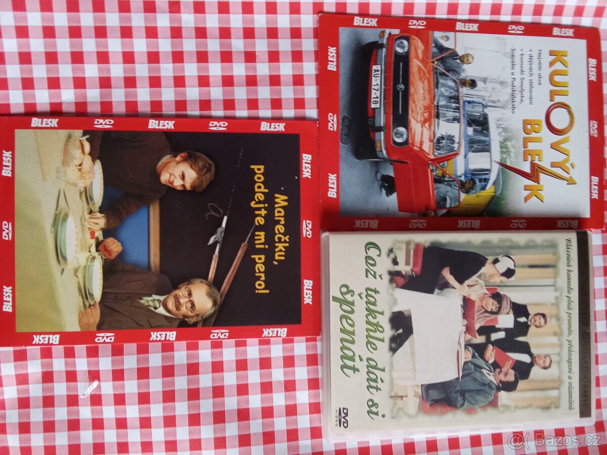 3 DVD BALÍČEK ČESKÝCH FILMŮ