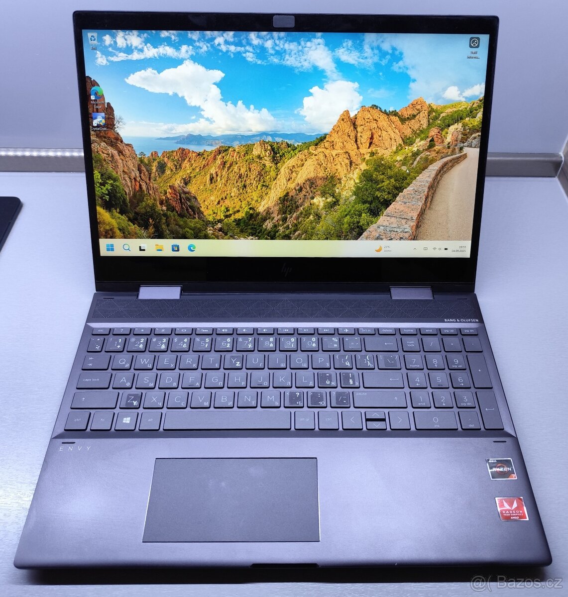 HP ENVY x360, Ryzen 7 2700U, 16GB RAM, 256GB SSD + HDD,dotyk