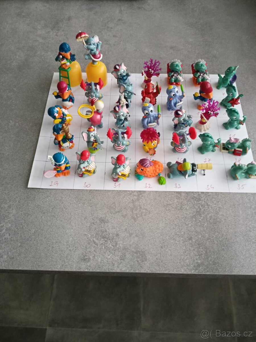 Kinder,figurky,kinder figurky.