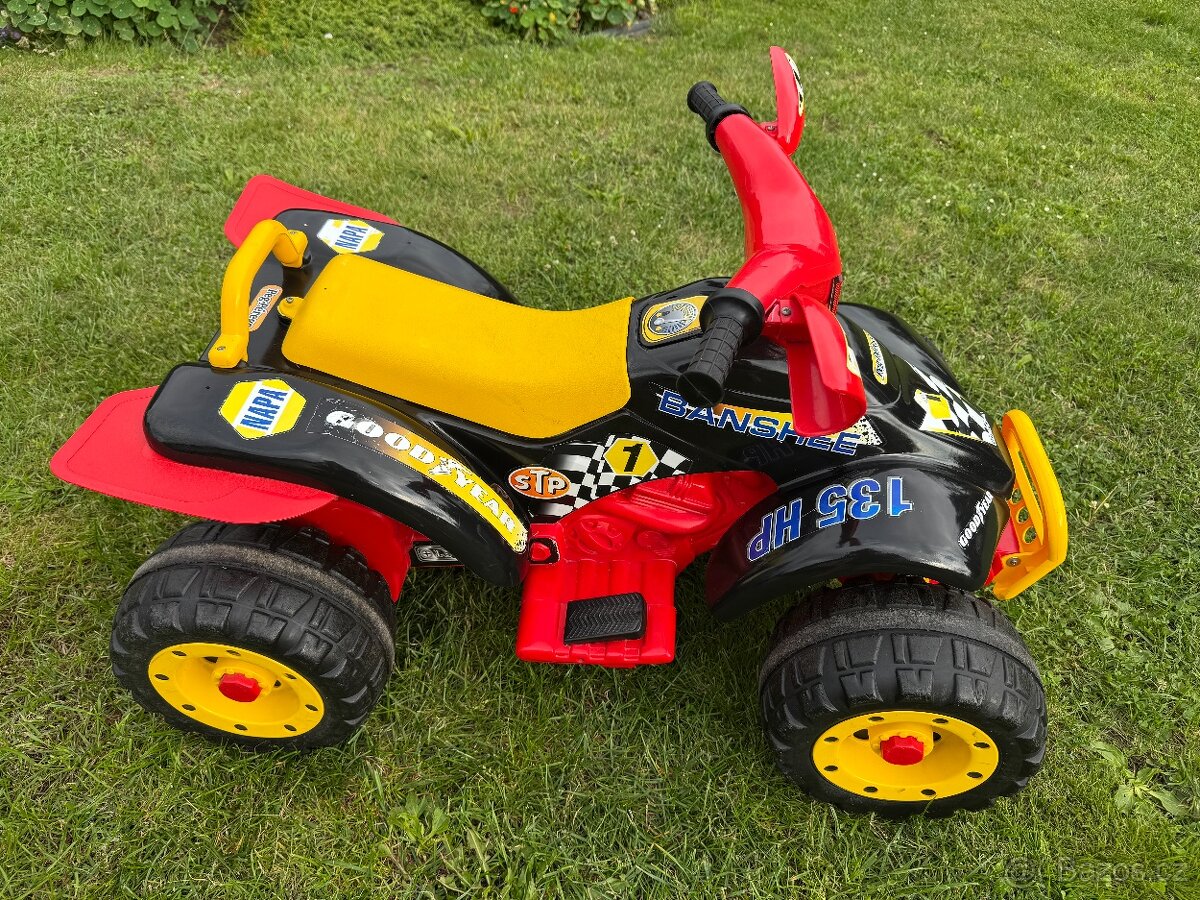Peg Pérego dětská čtyřkolka elektrická