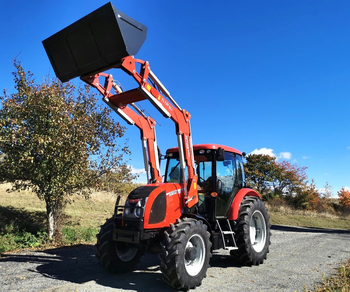 ZETOR PROXIMA 85 S ČELNÍM NAKLADAČEM TRAC-LIFT A SPZ