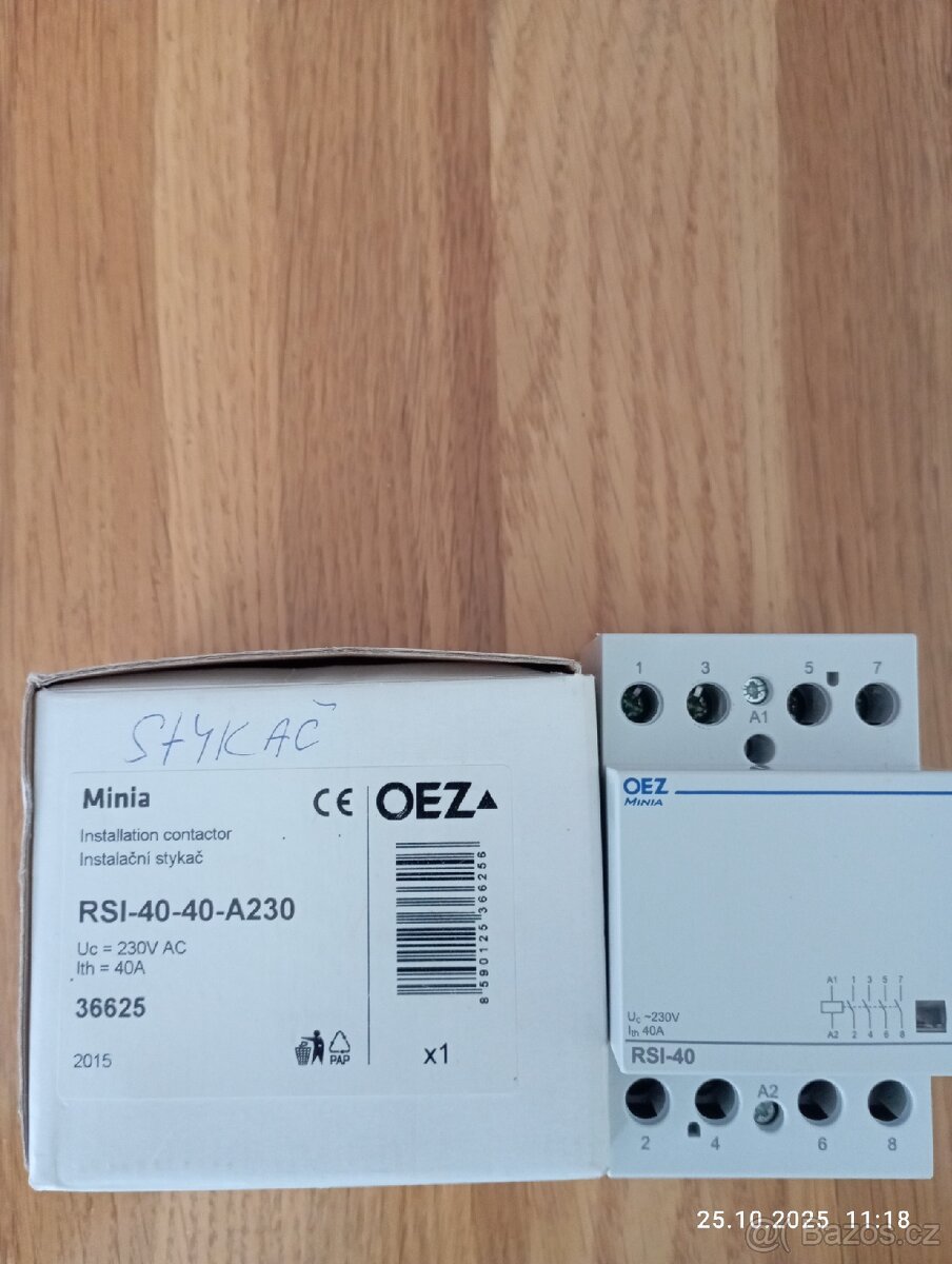 Instalační stykač Minia