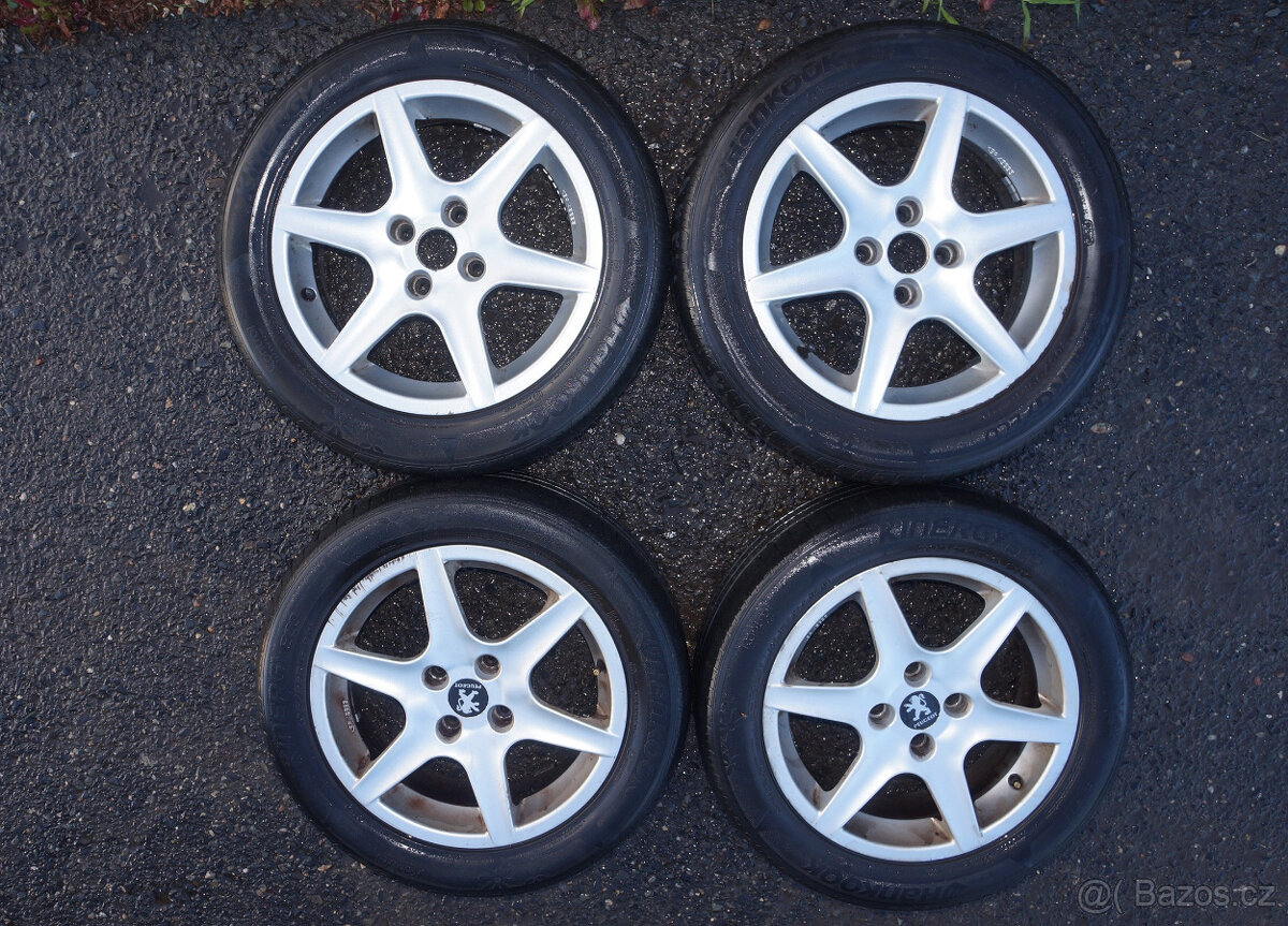 Elektrony Peugeot 16“ ráfky 4x108 R16 ALU disky jeden zmáčkl