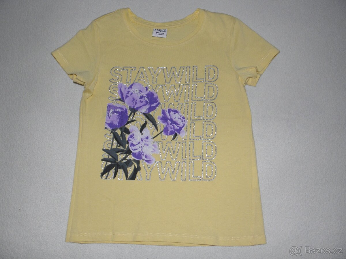 dívčí trička vel.134/140 - různé značky