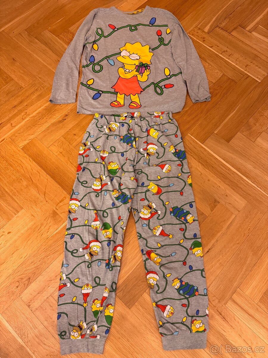 Vánoční pyžamo The Simpsons