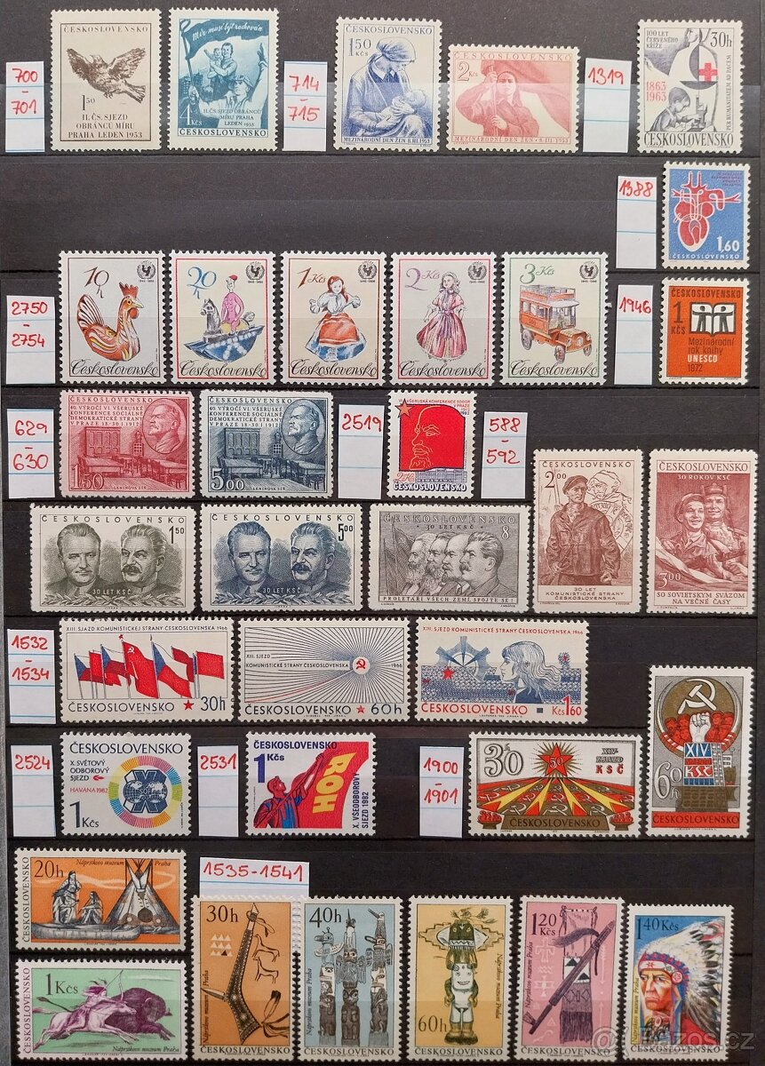 Známky ČSR – 1