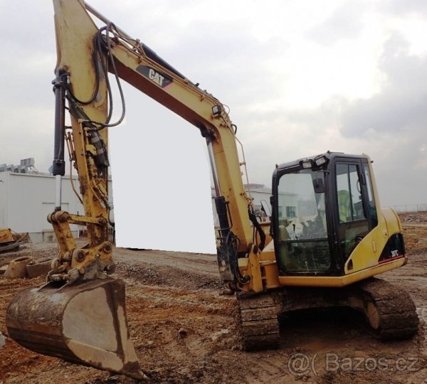 7t mini/midi rypadlo CAT 307 (ocel. pasy zánovní)