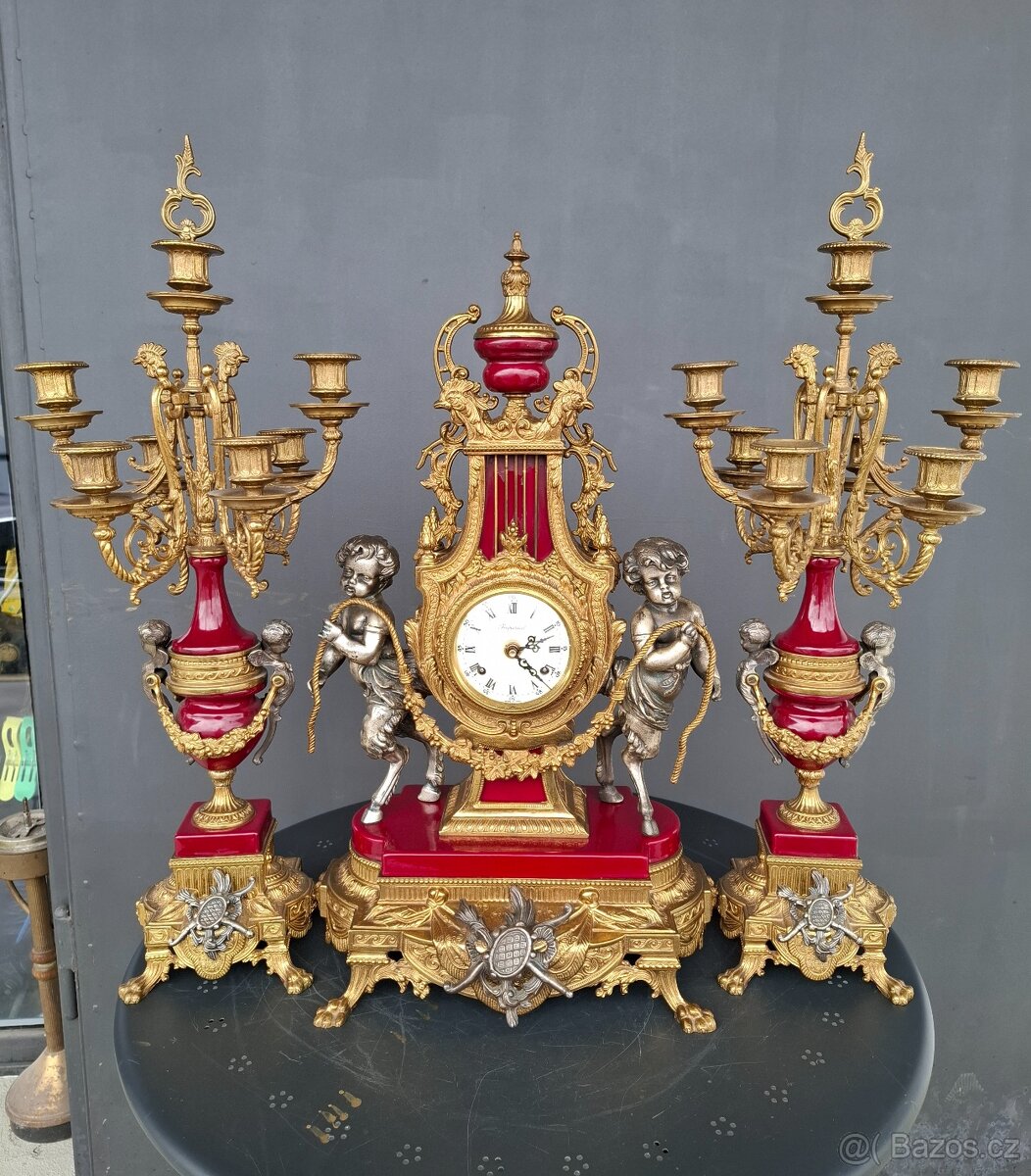 Starožitné bronzové hodiny Imperial