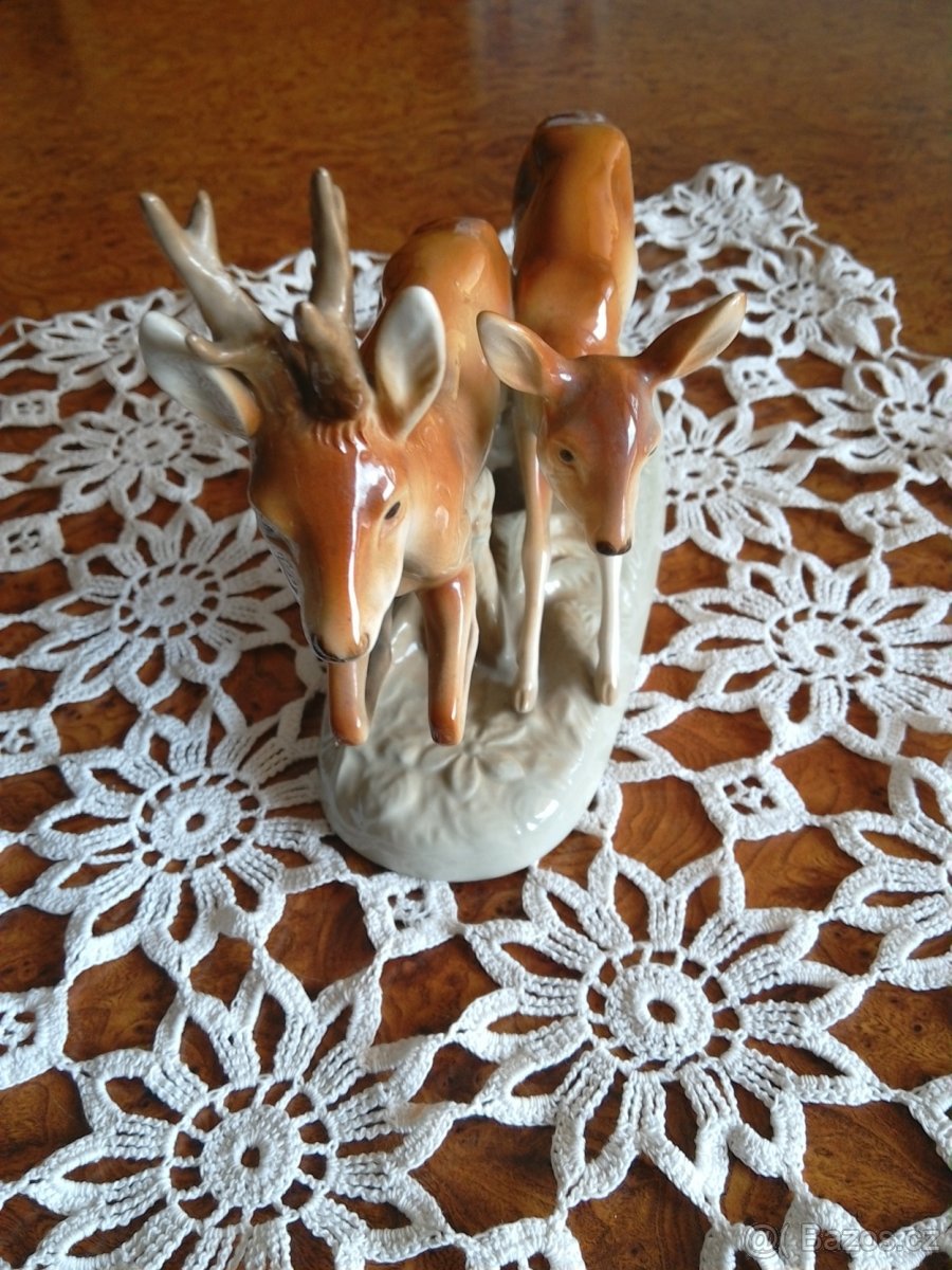 Srnec a srnka - Royal dux