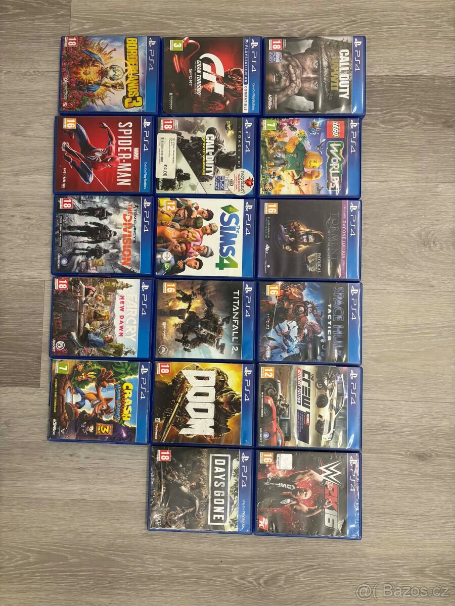 Velký výběr ps4 her cely seznam v popisku
