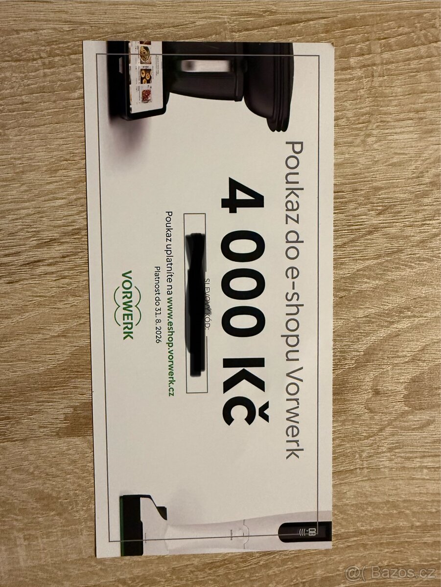 Vorwerk poukaz 4 000,-
