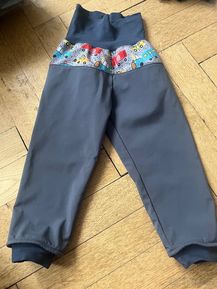 Softshellové kalhoty zateplené Unuo 98/104