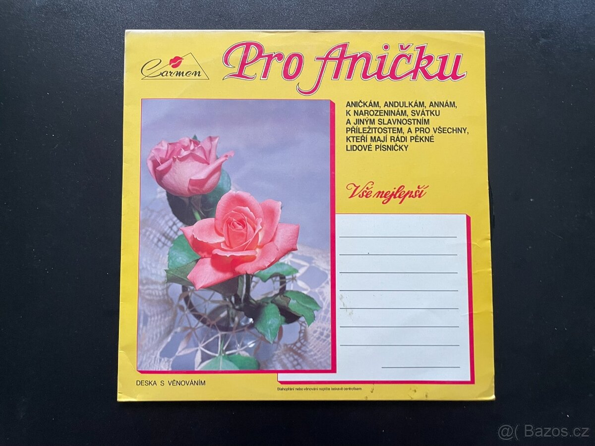 LP Svatebčanka – Pro Aničku (Carmen, 1992)