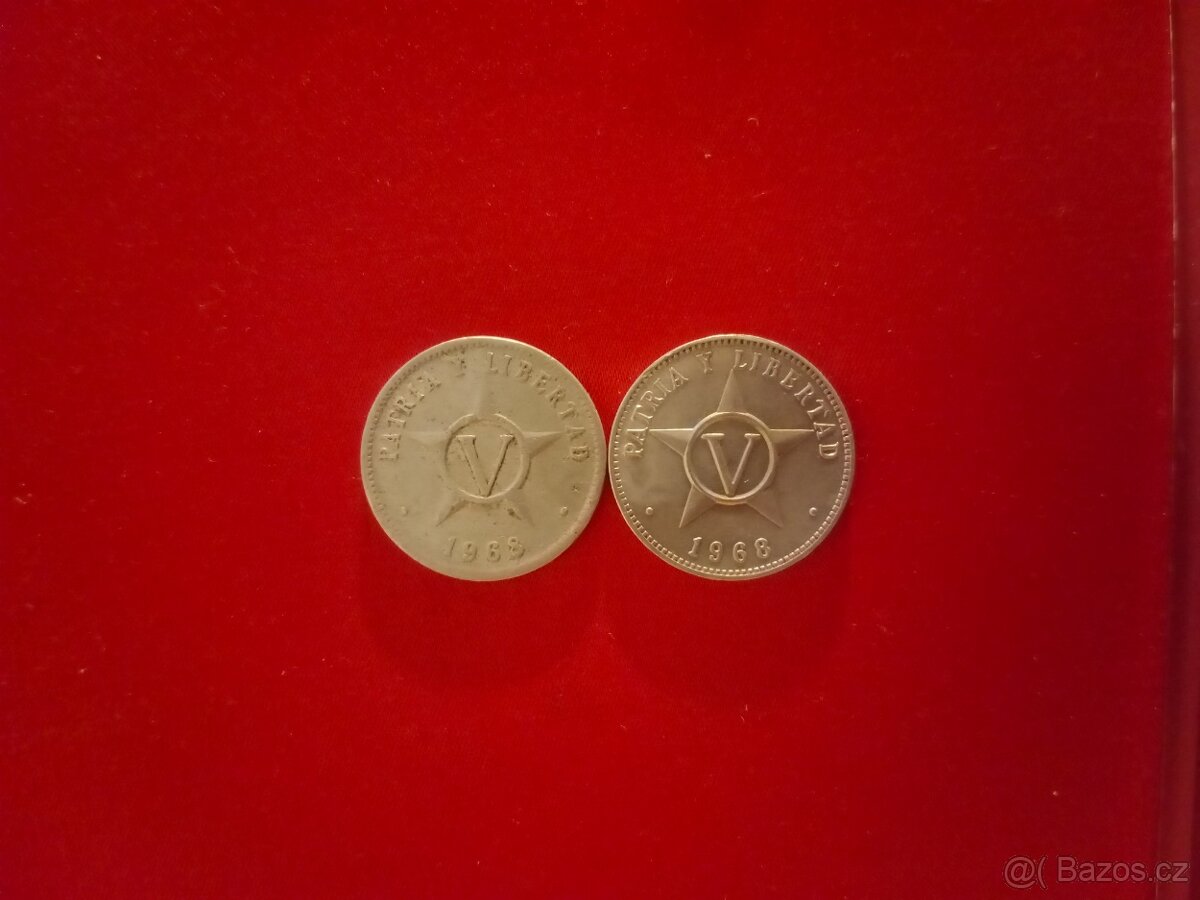 KUBA 5 CENTAVOS 1968 - 2KS