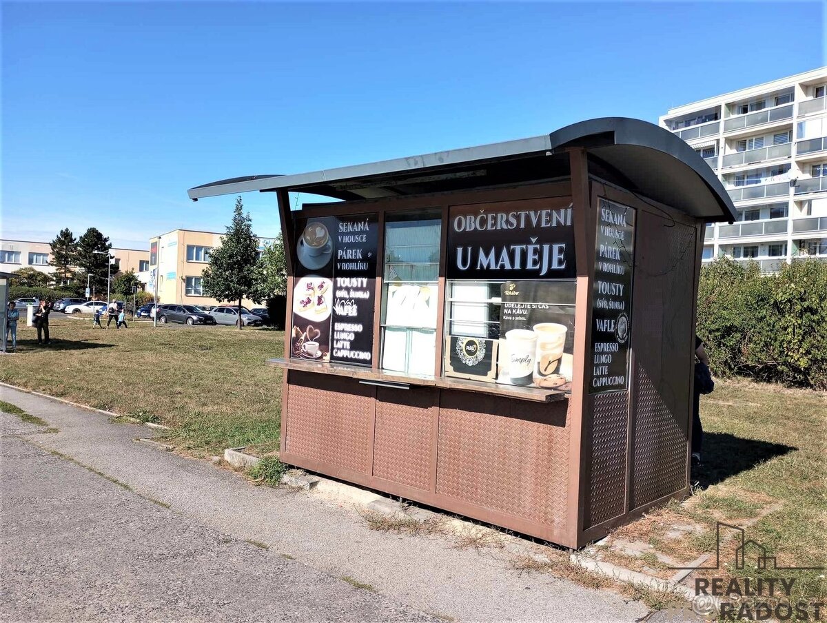Pronájem prodejního stánku  Kladno- Sítná, prodejní stánek K