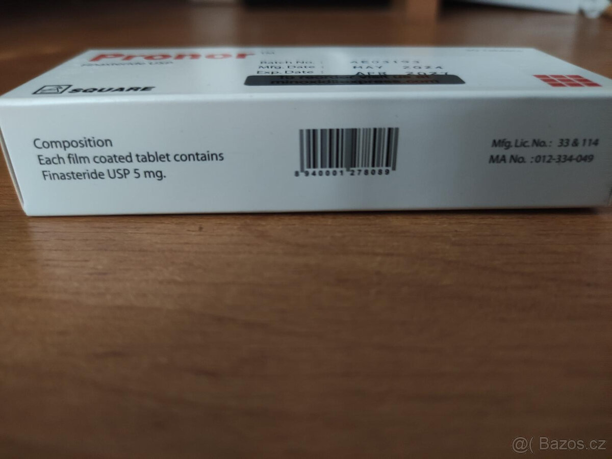 Finasteride na vypadávaní vlasů- 4 měsíční balení