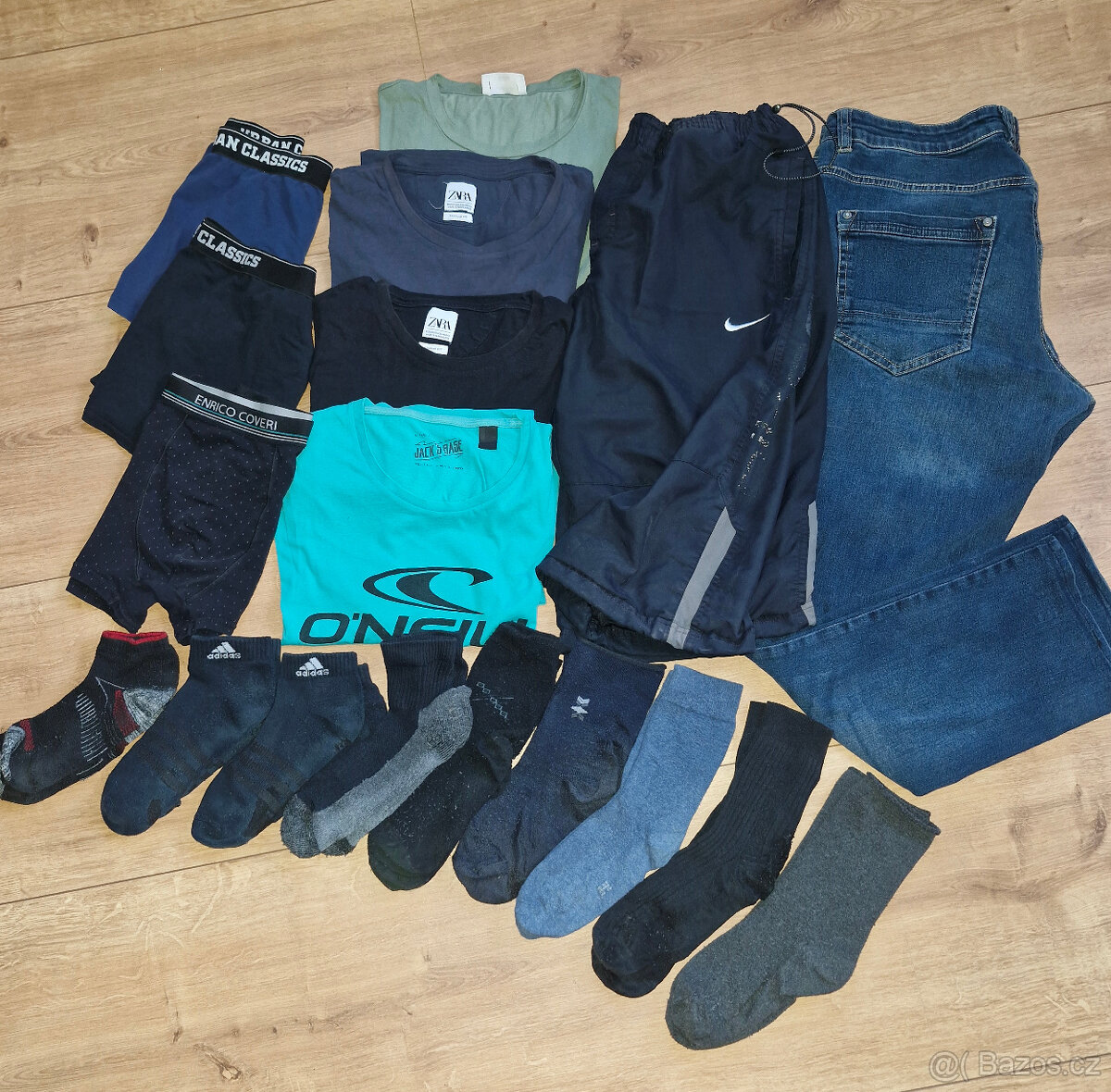 Pánské trička ,kalhoty, ponožky, boxerky vel.L-XL