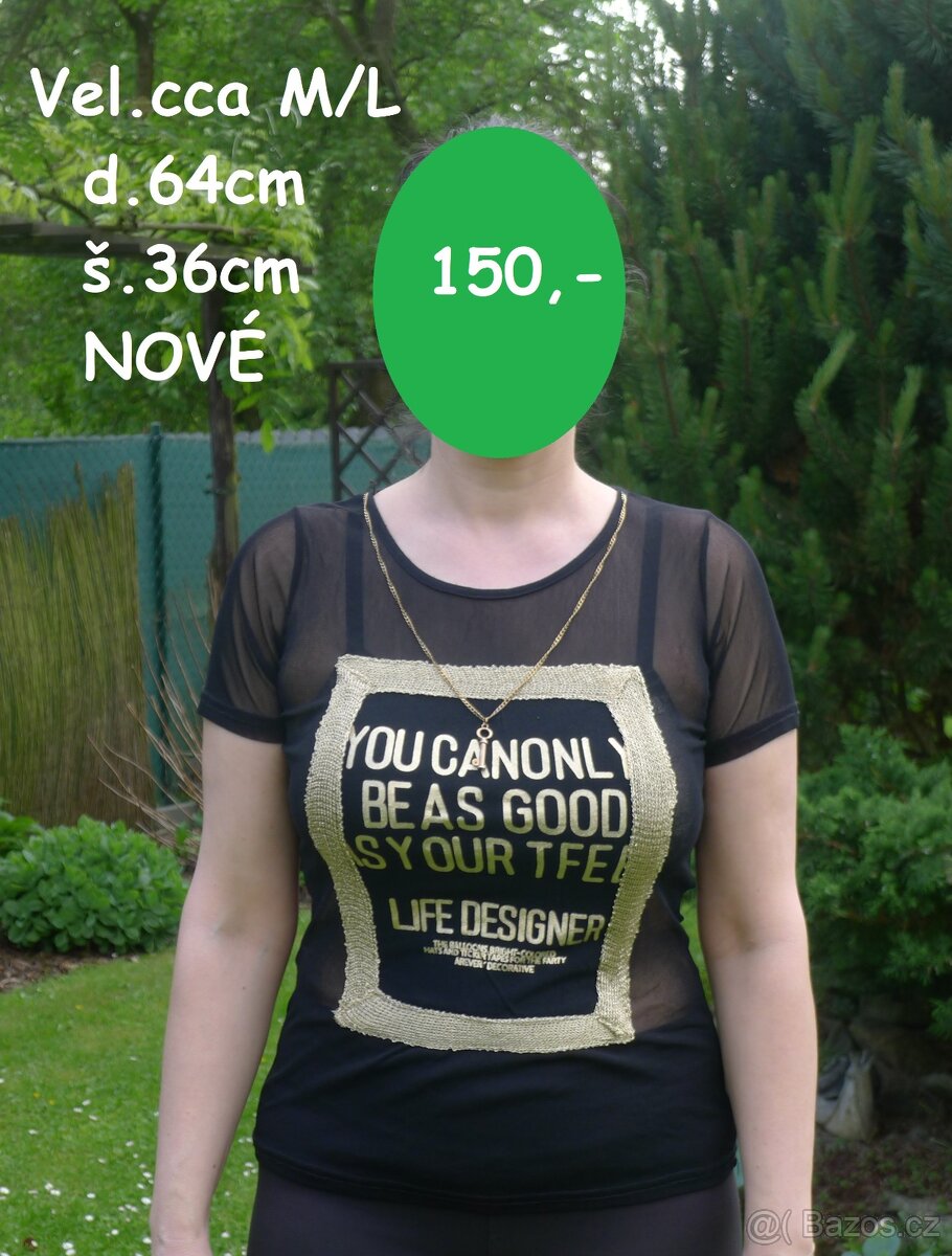 Dámské triko vel.M/L -NOVÉ