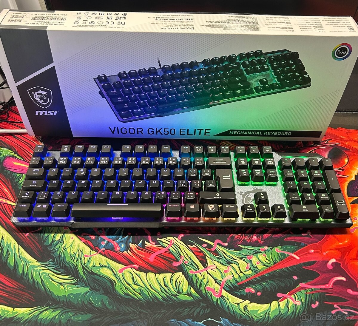 MSI Vigor GK50 Elite - CZ/SK