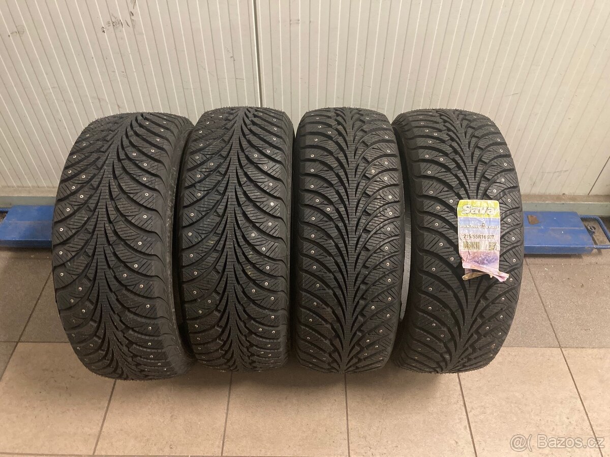zimní pneu s hroty 215/55/16 XL Sava Eskimo Stud