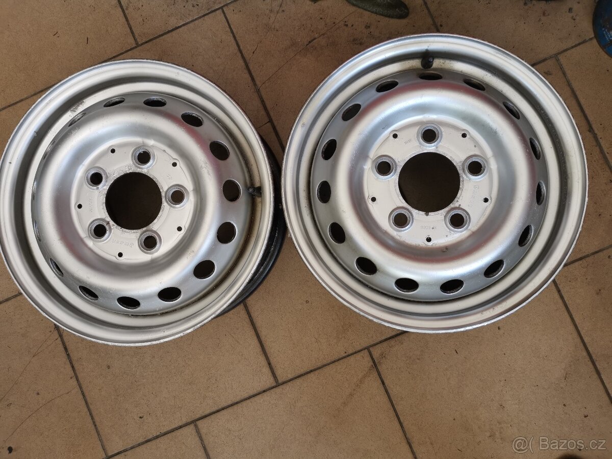 2 kusy disky Mercedes Sprinter 6Jx15 ET75