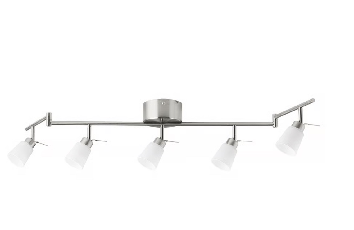 Ikea Stropní bodové světlo Tidig 5 lamp,včetně žárovek