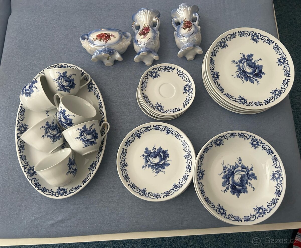 Prodám starožitný porcelán, sklo, ...