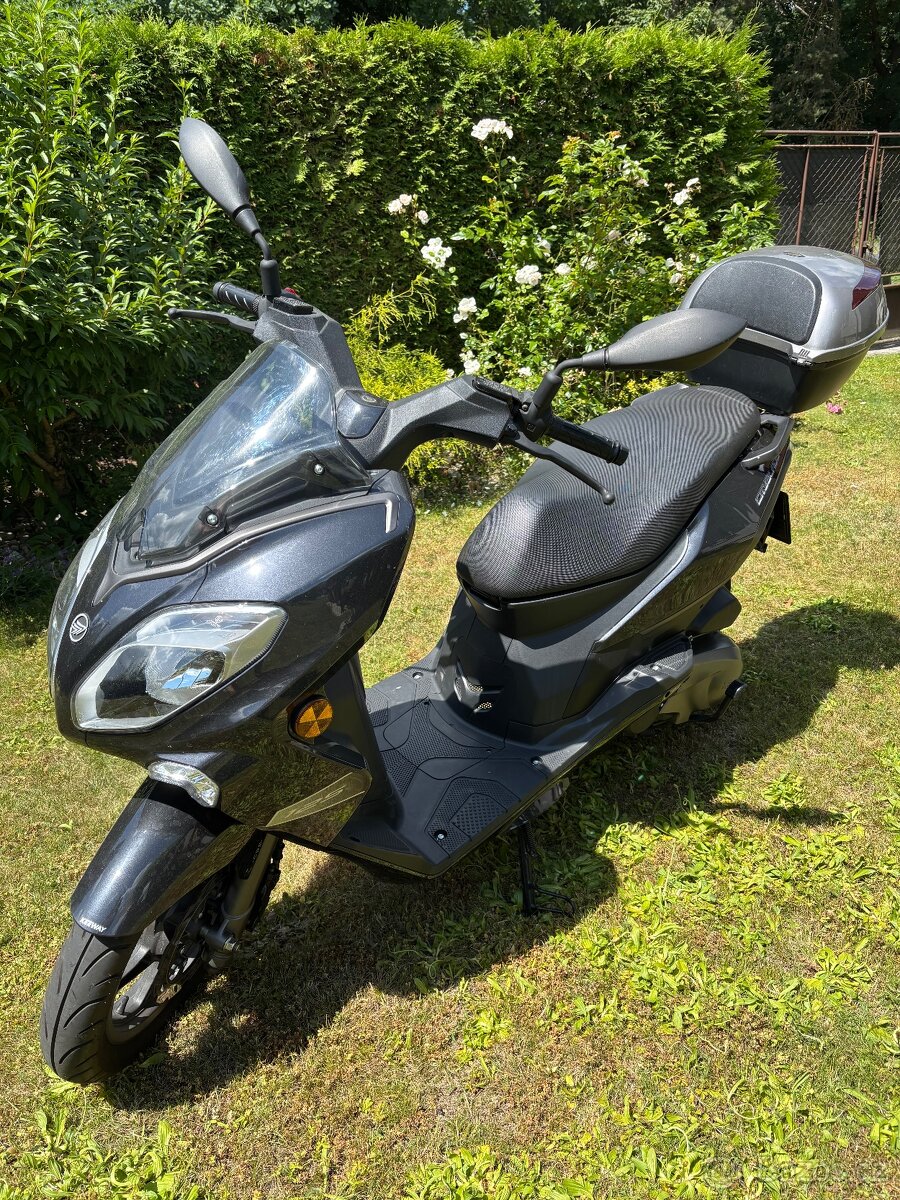 Keeway Cityblade 125,stav nového stroje 1317km
