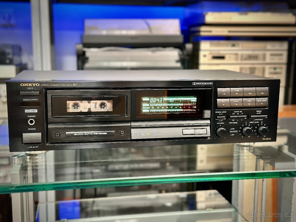 ONKYO TA-2640 (r.1989) autoreverse, po celkovém servisu