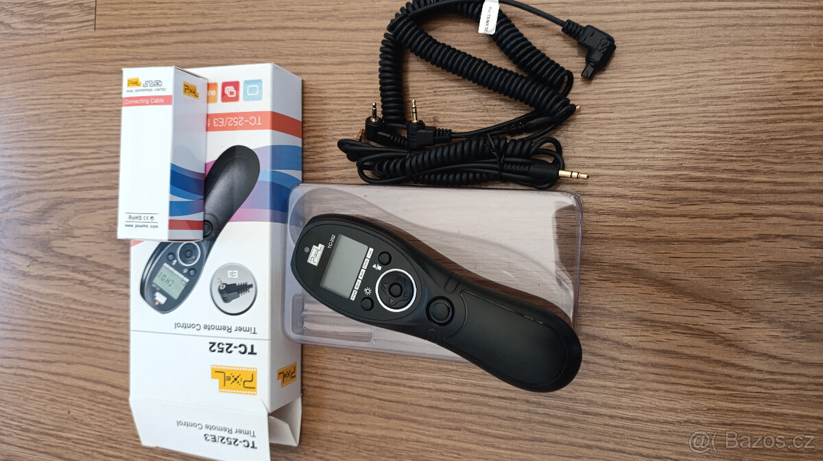 Drátová časová spoušť Pixel King TC-252, konektor Canon