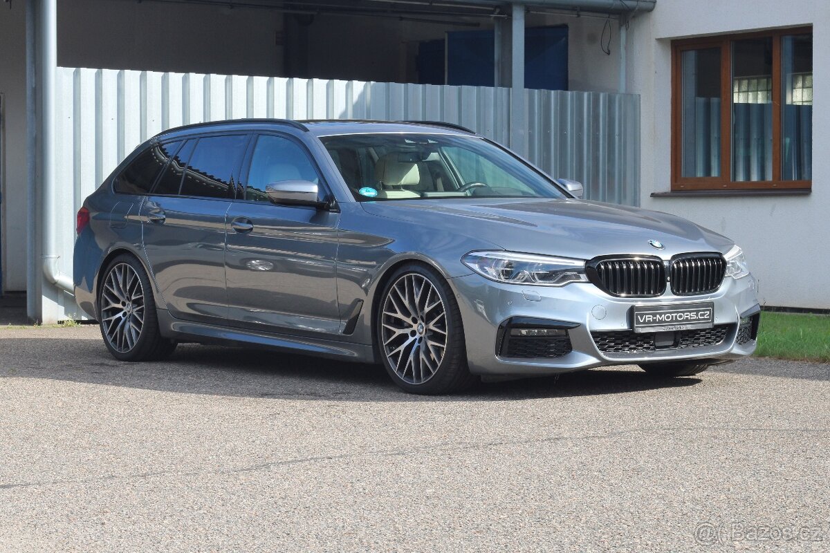 BMW 540d xDrive M Sport 2019+Natáč. Z.Náprava+Chlazené sedač