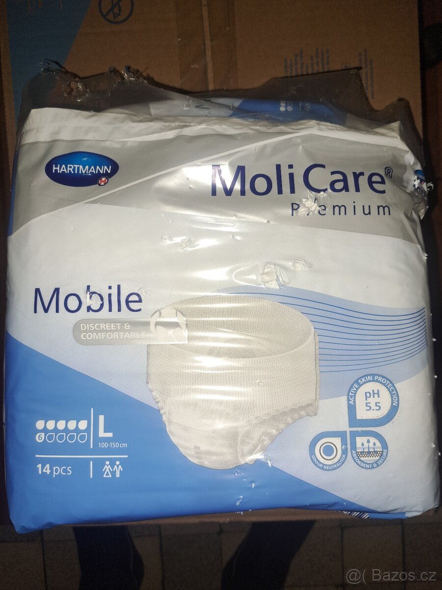 Kalhotkové pleny Moli Care L