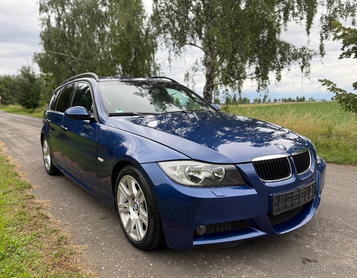 BMW e91 Mpaket 320d M47 120kw manuál Blau Le Mans